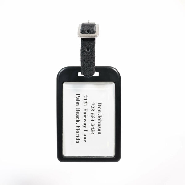 Golf Bag Tag Back